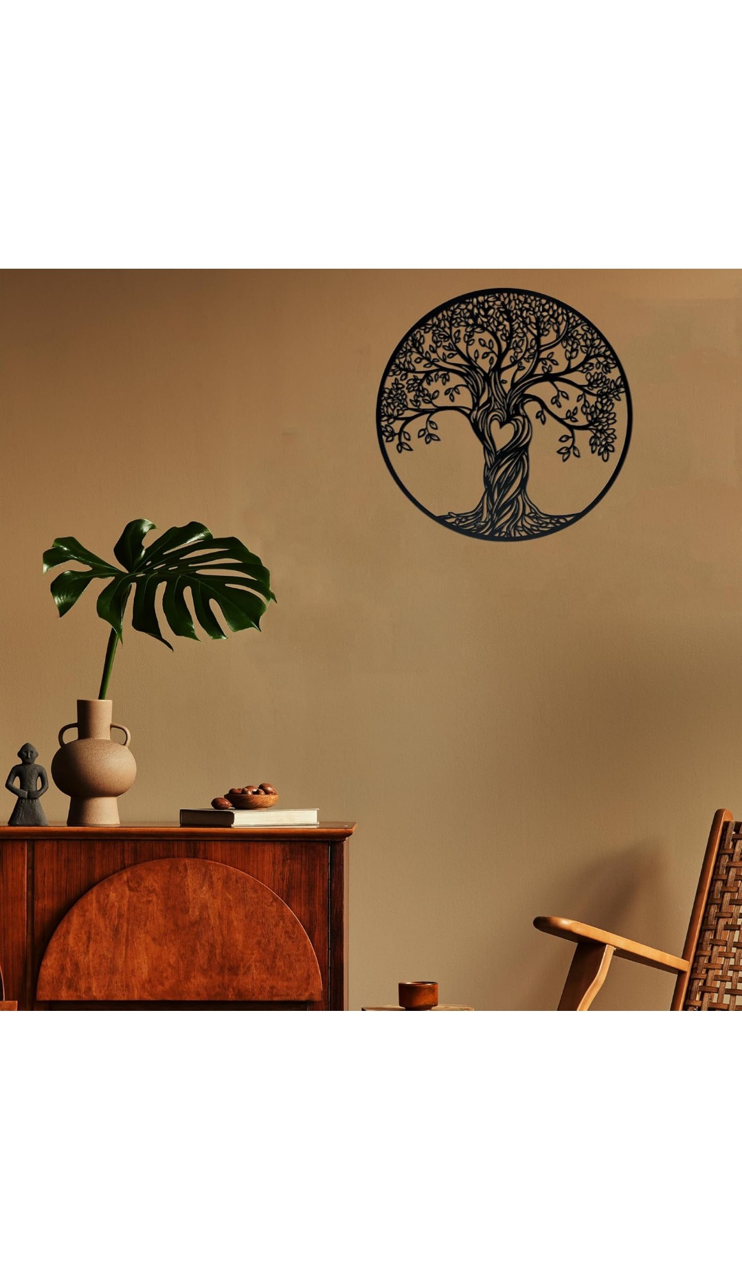 Intricate Tree of Life Wooden & Acrylic Wall Art - Image 4