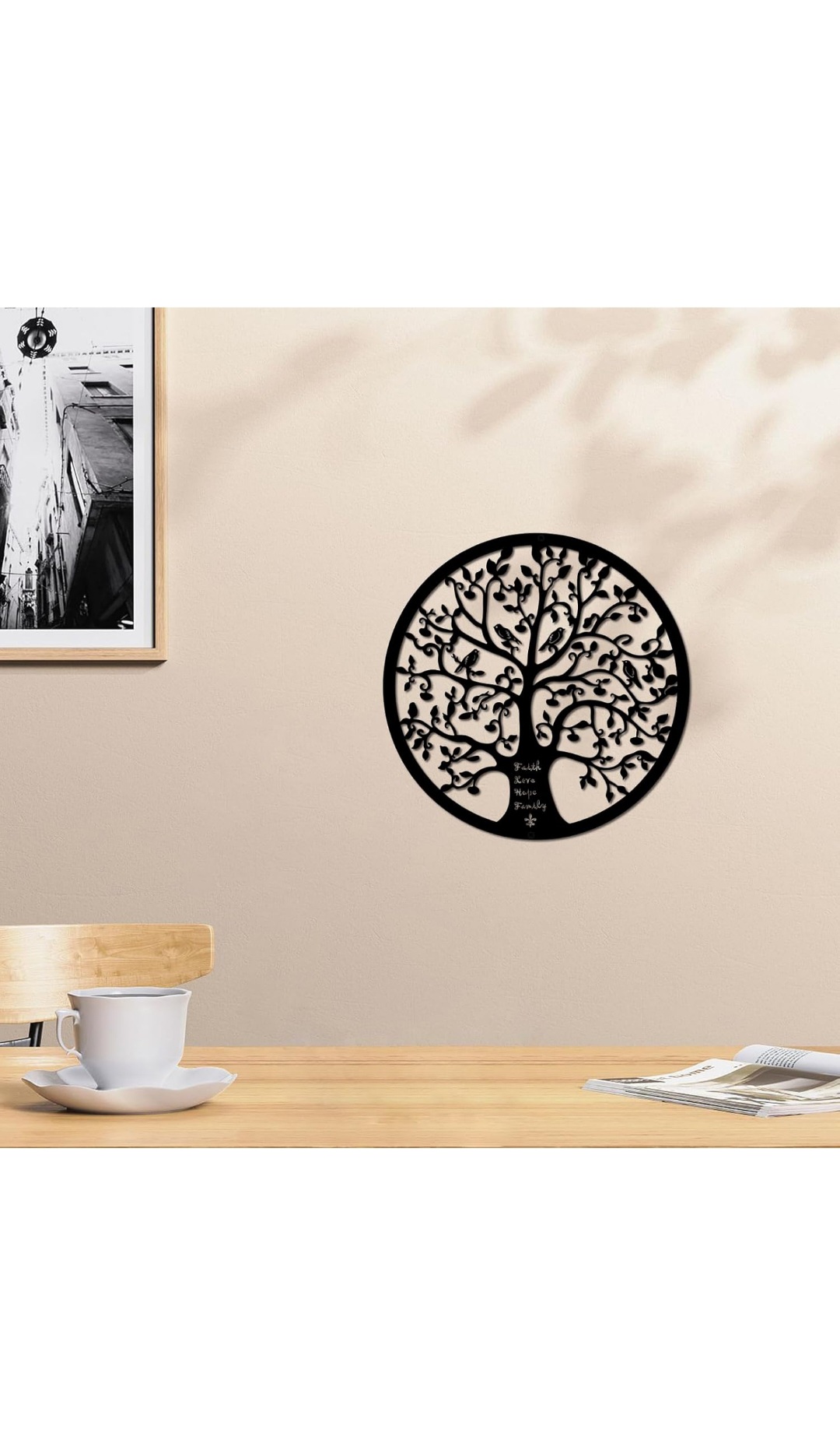 Intricate Tree of Life Wooden & Acrylic Wall Art - Image 6